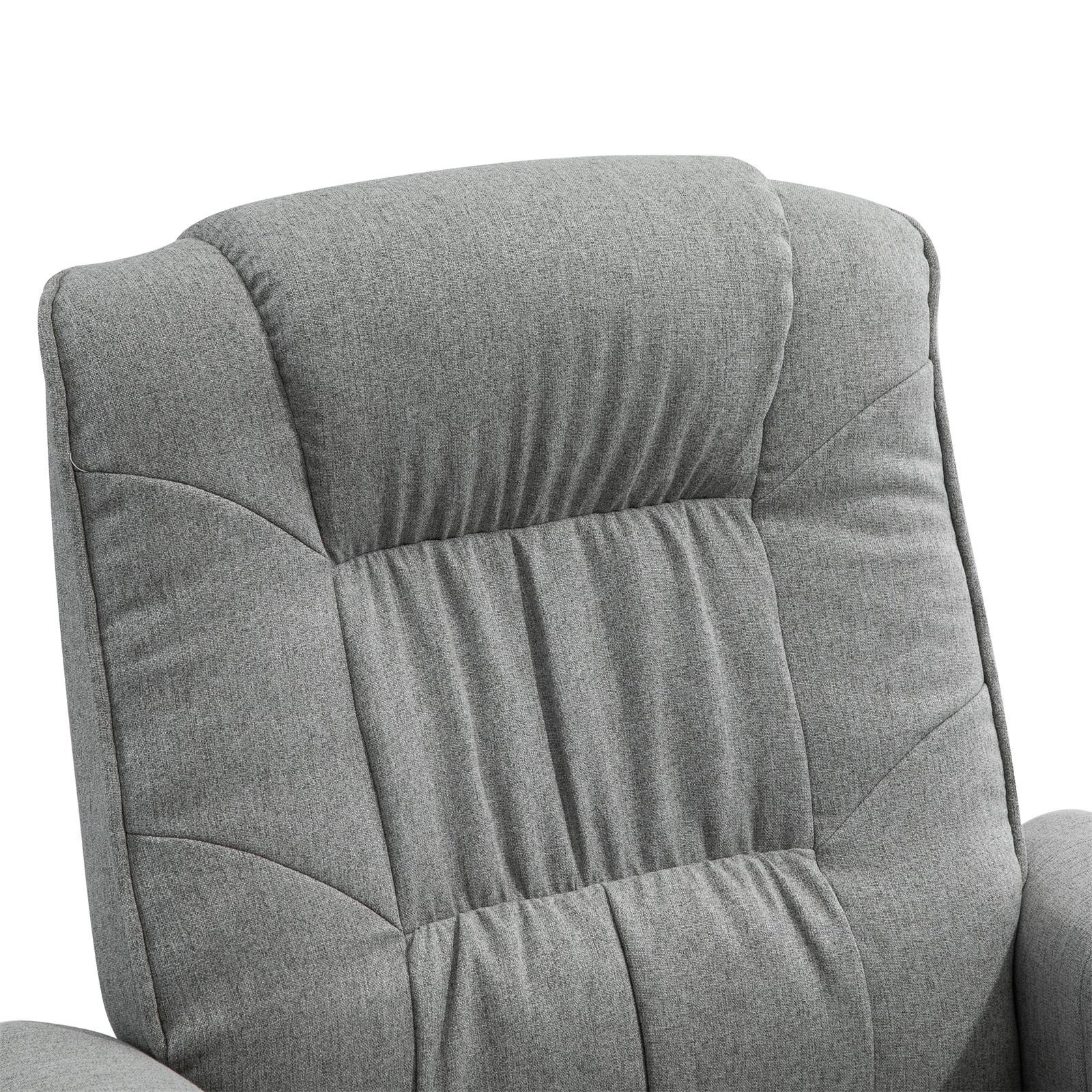 IDIMEX Relaxsessel CHARLY, Relaxsessel mit Hocker Fernsehsessel Gestell schwarz Polstersessel Sto