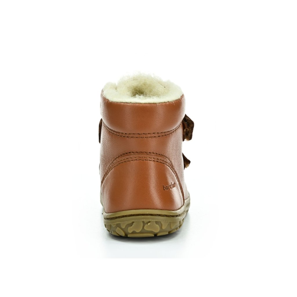 Lurchi Nik Nappa Cognac Winterbarfußstiefeletten