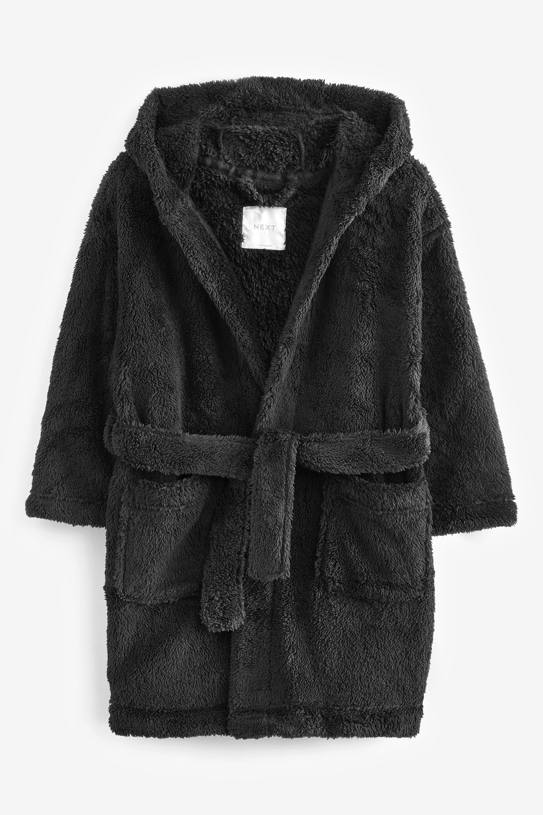 Next Kinderbademantel Bademantel aus Fleece, Polyester (recycelt)