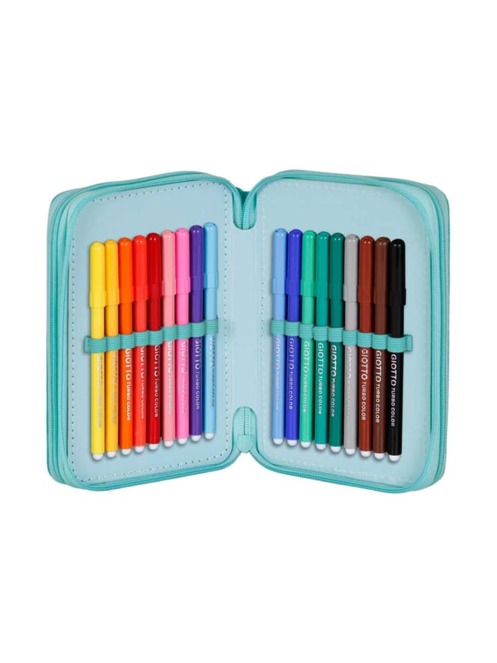 Lilo & Stitch Gefülltes Federmäppchen – Schulset, 21x7x14 cm Federtasche in Blau günstig kaufen 21 cm