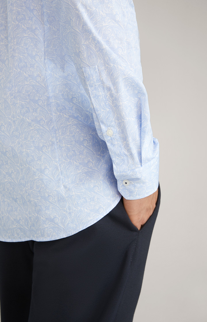 Hemd Pai in Pastellblau gemustert