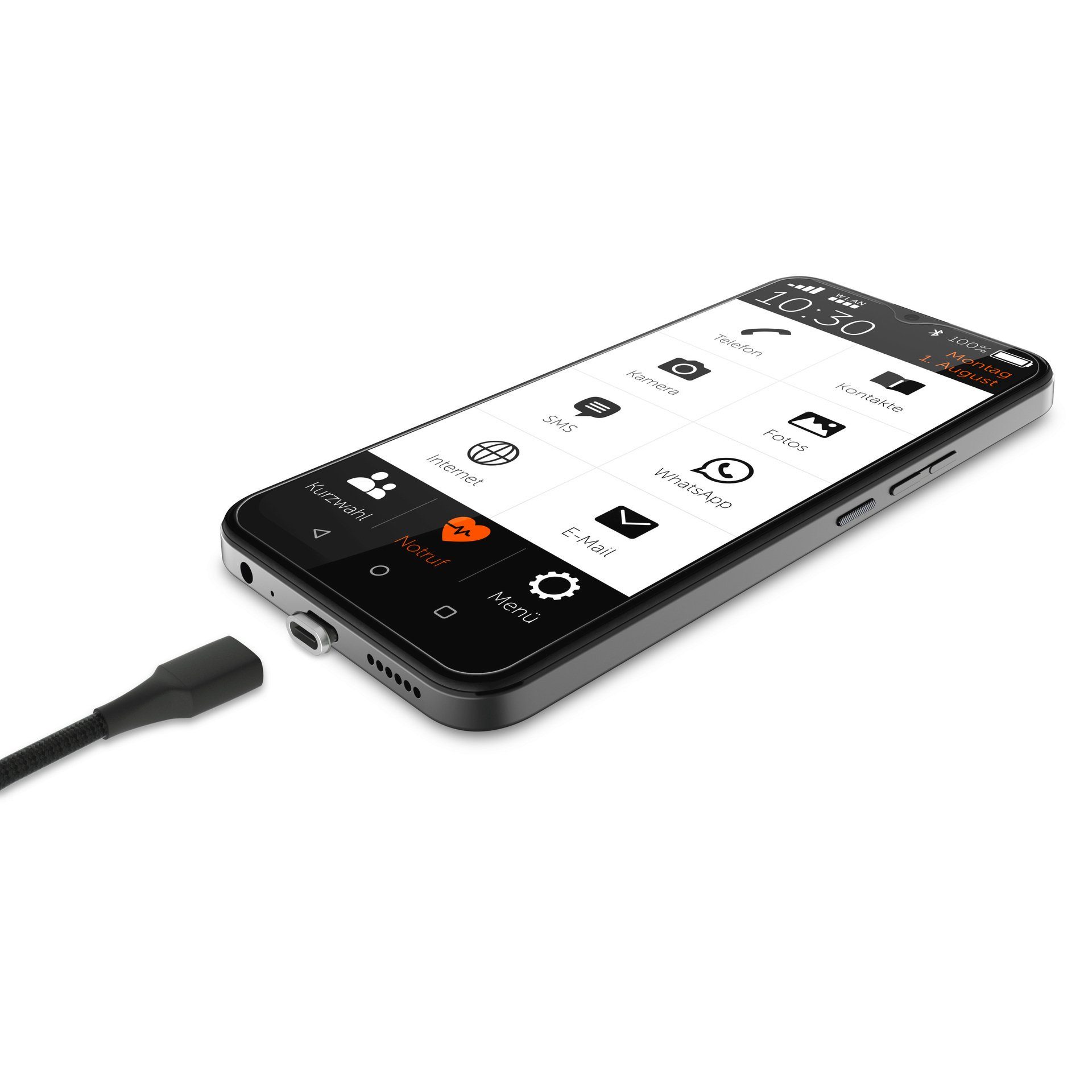 Gigaset GS5 Senior Smartphone (16 cm/6,3 Zoll, 64 GB Speicherplatz, 48 MP Kamera)