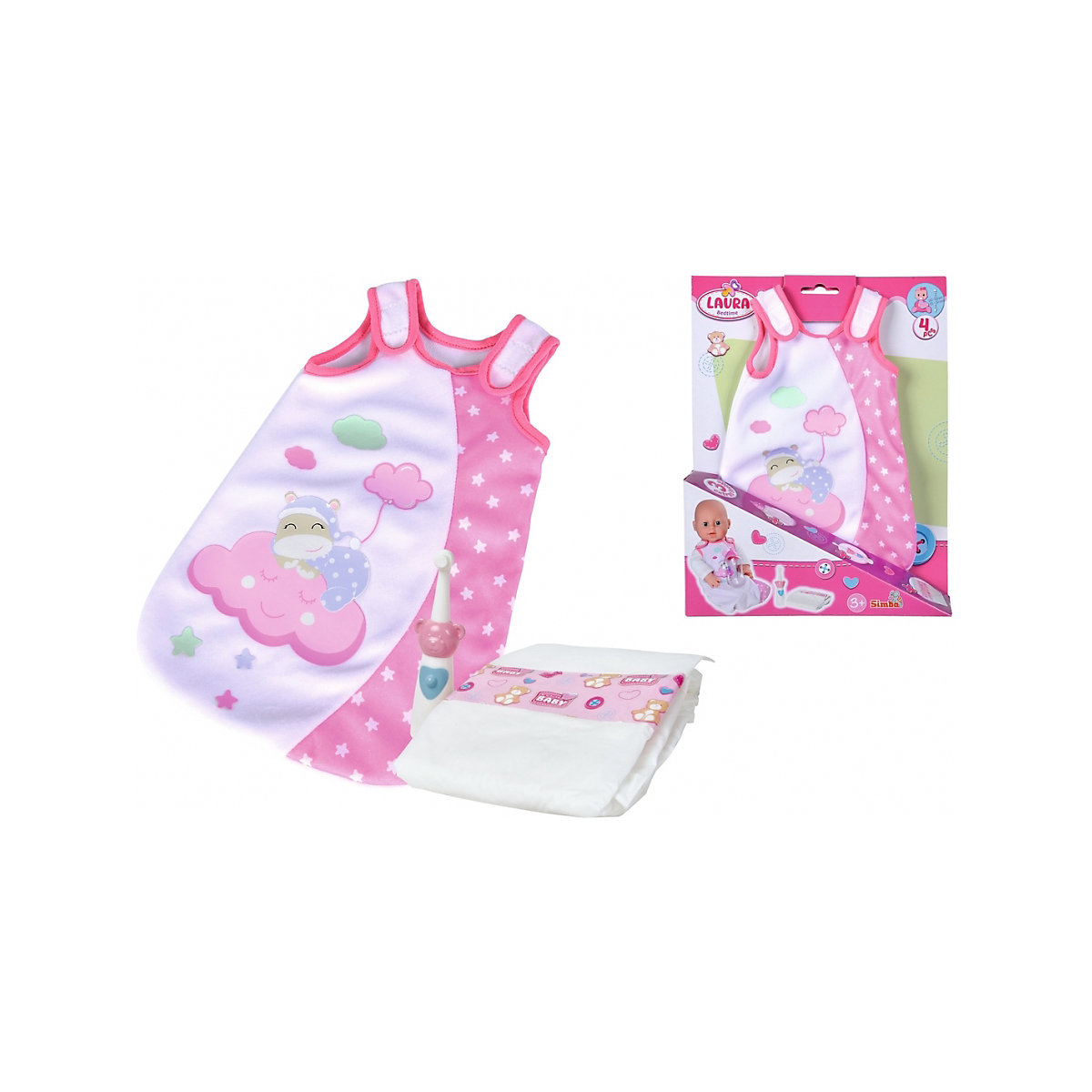 Laura Gute Nacht Zubehör, für 30-38 cm Puppen