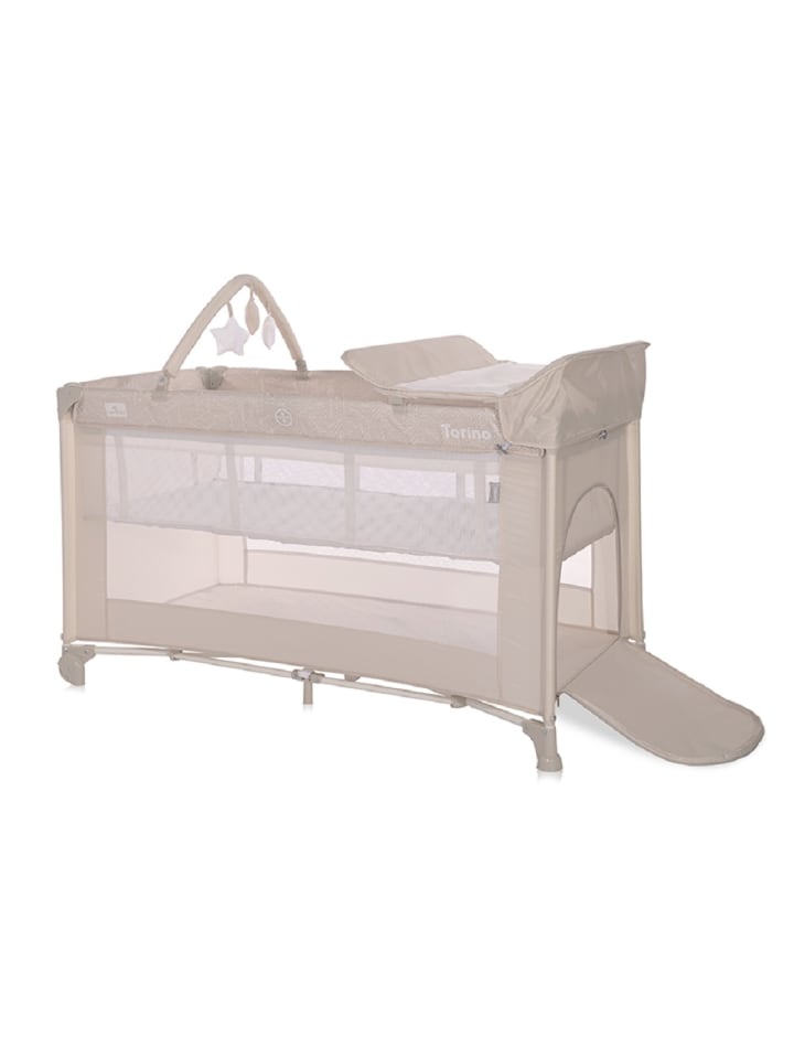 Lorelli Reisebett Torino plus 2 Ebenen in braun günstig kaufen 60x120 cm