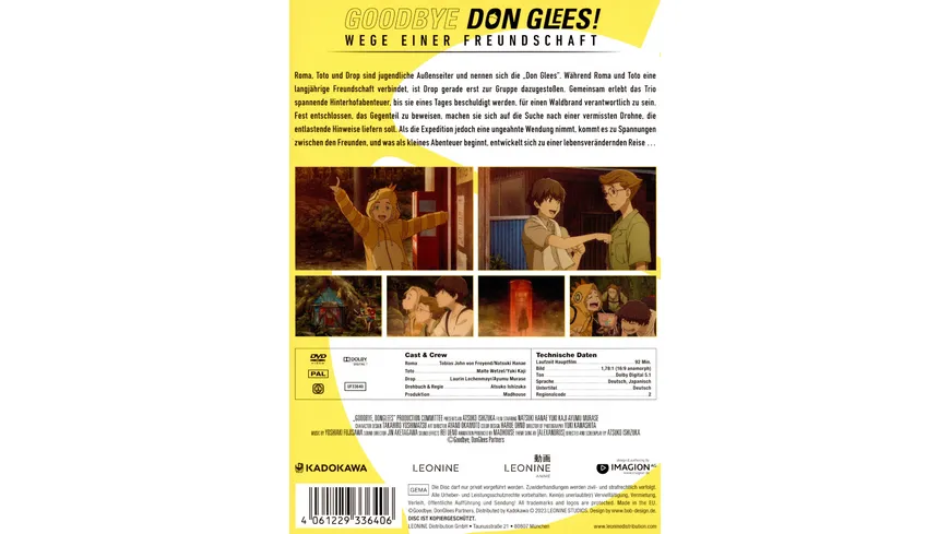 Goodbye, Don Glees! - Wege einer Freundschaft