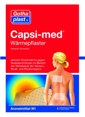 CAPSI-MED Wärmepflaster 11x18 cm  1 St  Pflaster