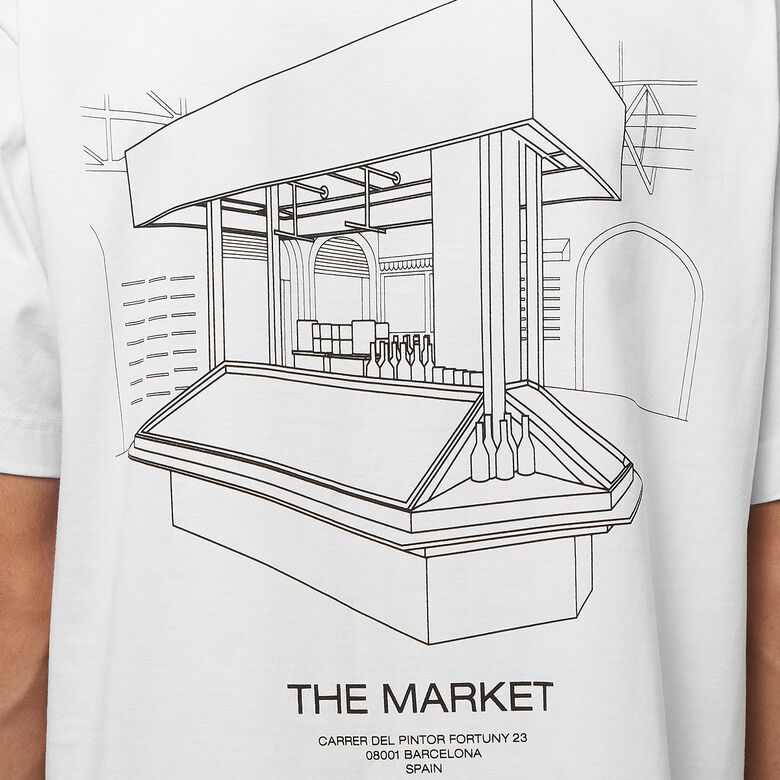 solebox Store Tee Barcelona white