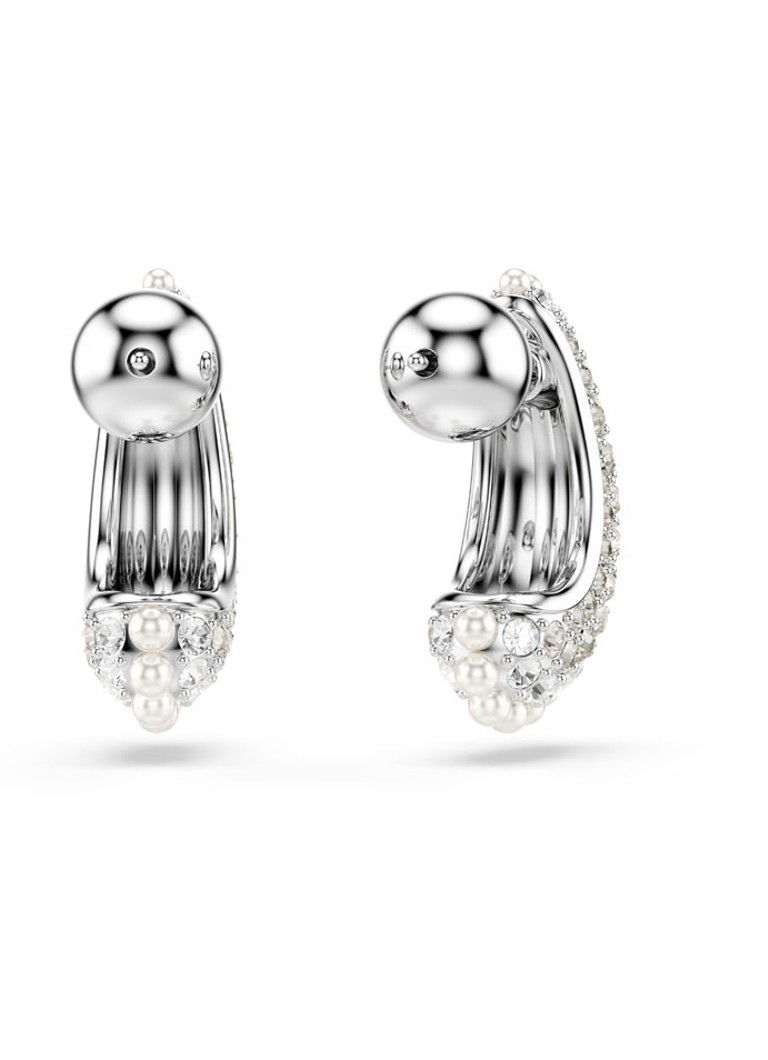 Swarovski Sublima stud earrings with crystal