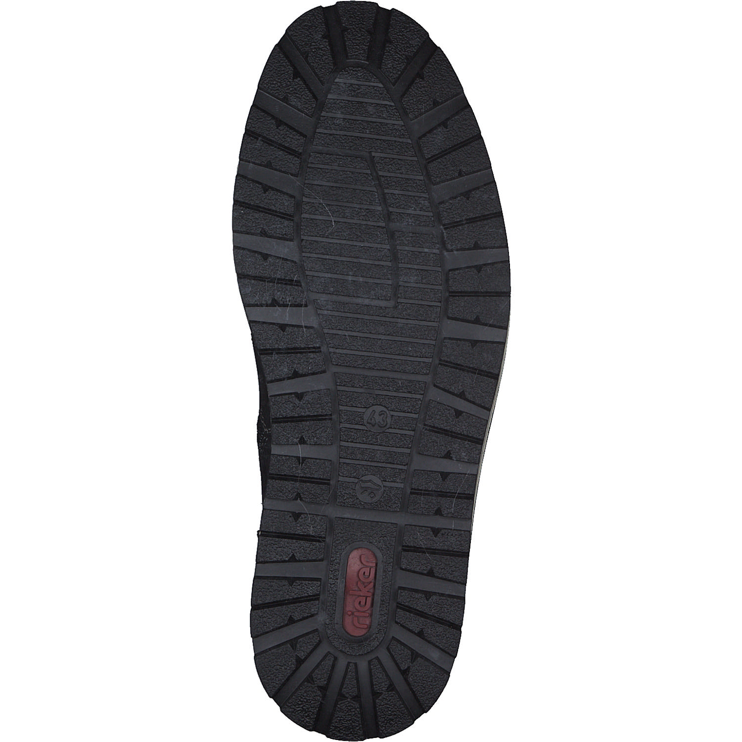 Rieker 38438, Schnürstiefeletten, Herren, Schwarz