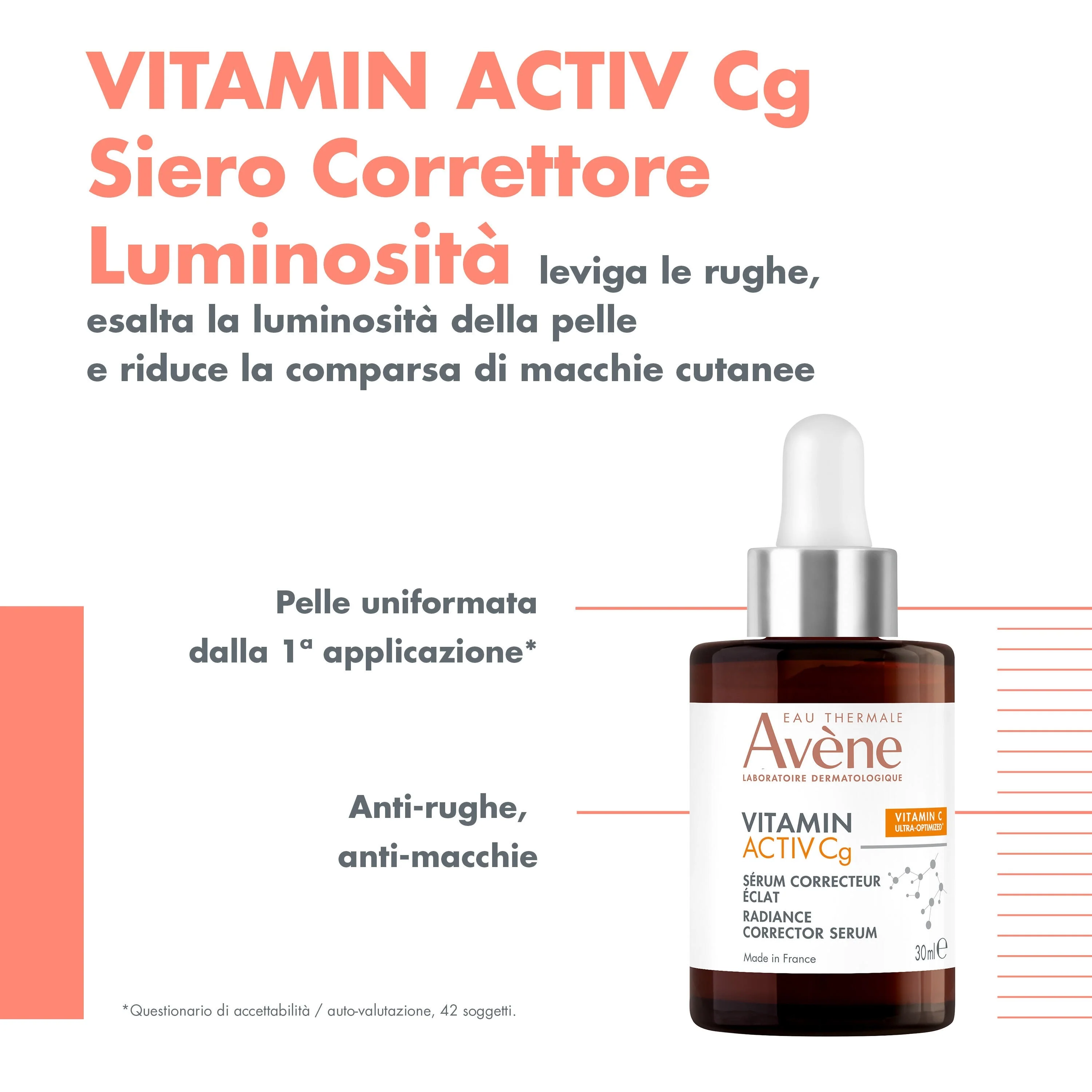 Vitamin Activ Cg Brightening Corrector Serum - Ορός προσώπου κατά των ρυτίδων, Λάμψη ορού προσώπου