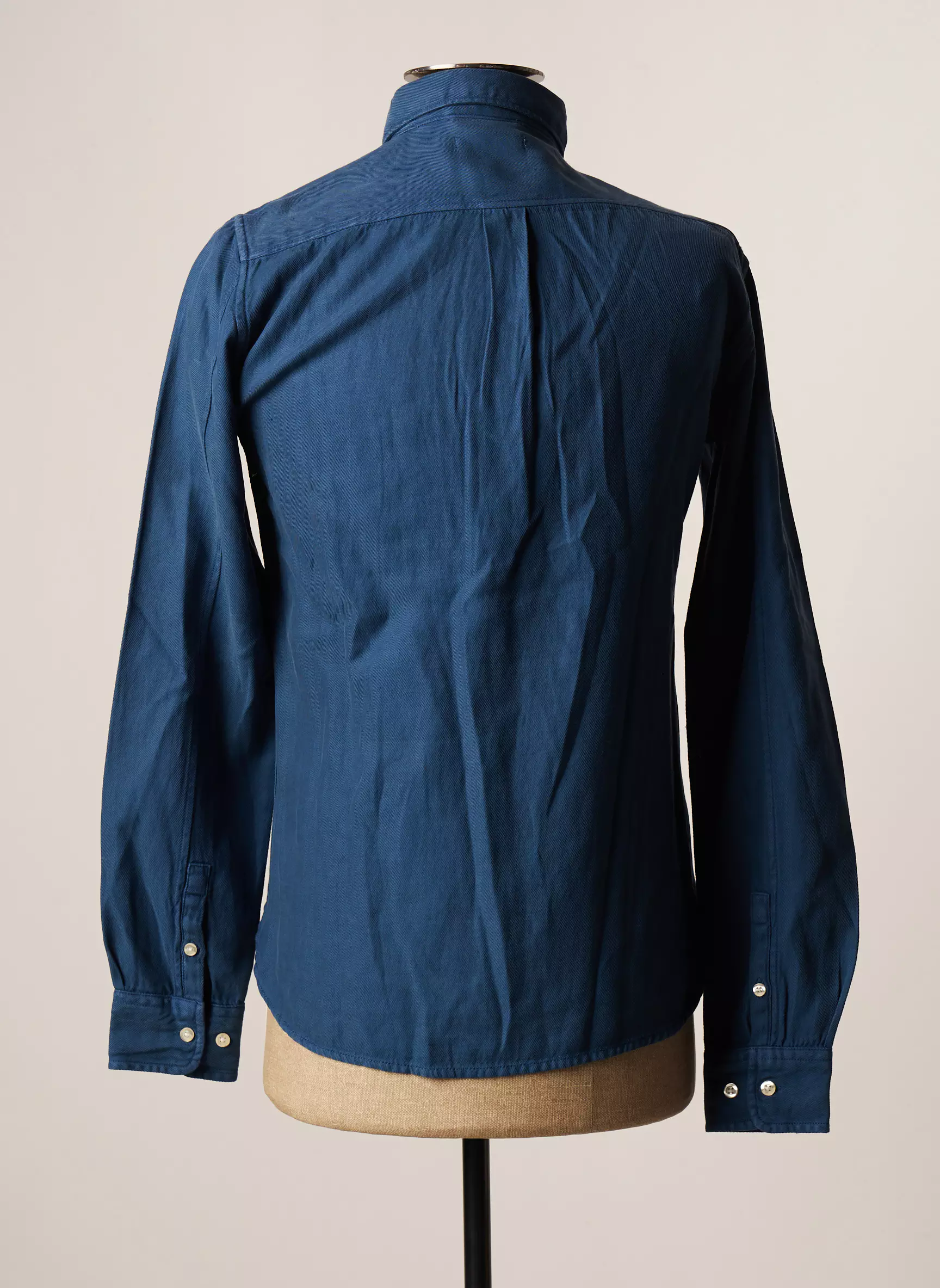 Knowledge Cotton Apparel Manches Longues Homme couleur bleu