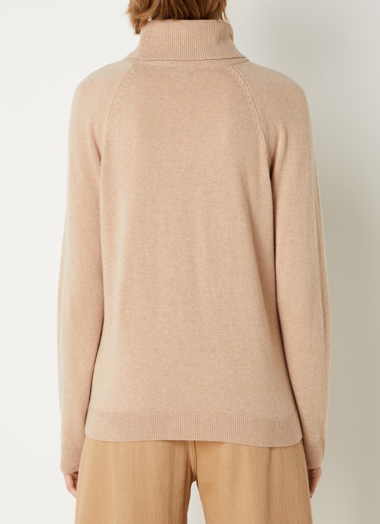 Maglione a collo alto Benetton in maglia fine misto cashmere