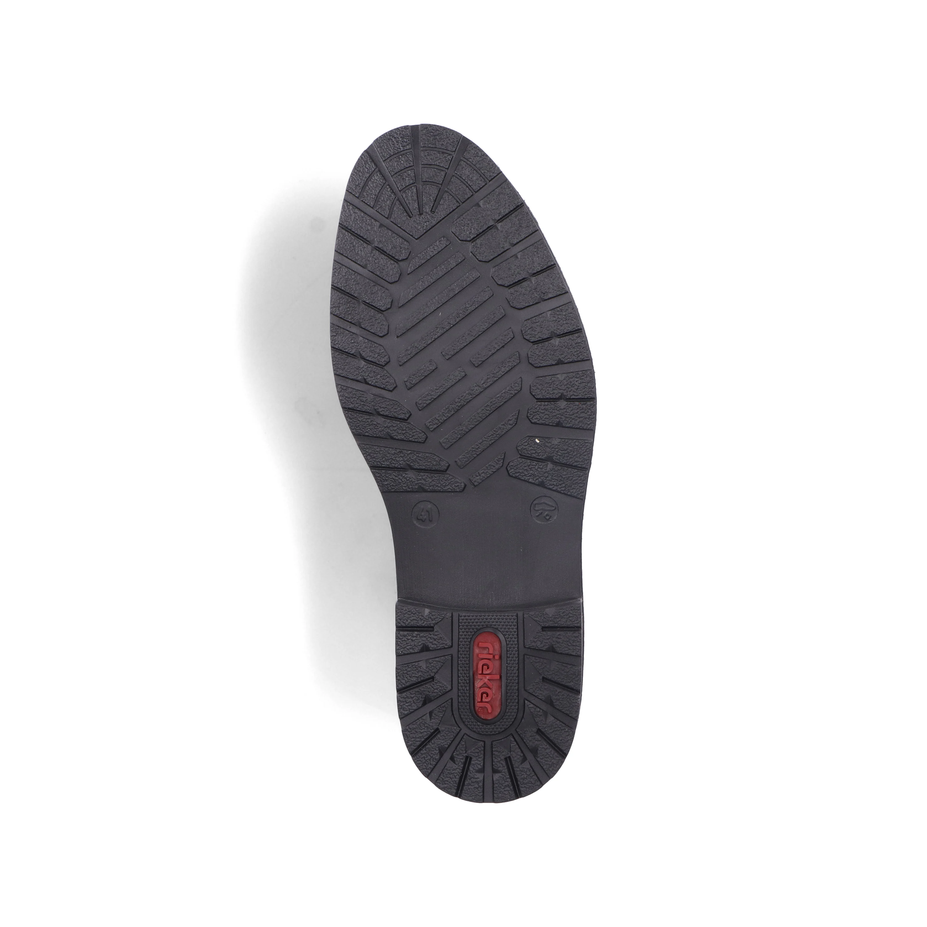 Rieker Herren Schnürschuhe glanzschwarz
