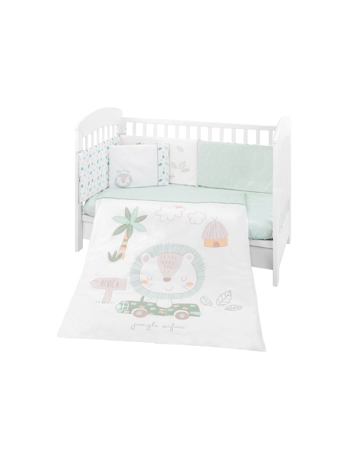 Kikkaboo Babybettwäsche 6-teilig in grün günstig kaufen onesize
