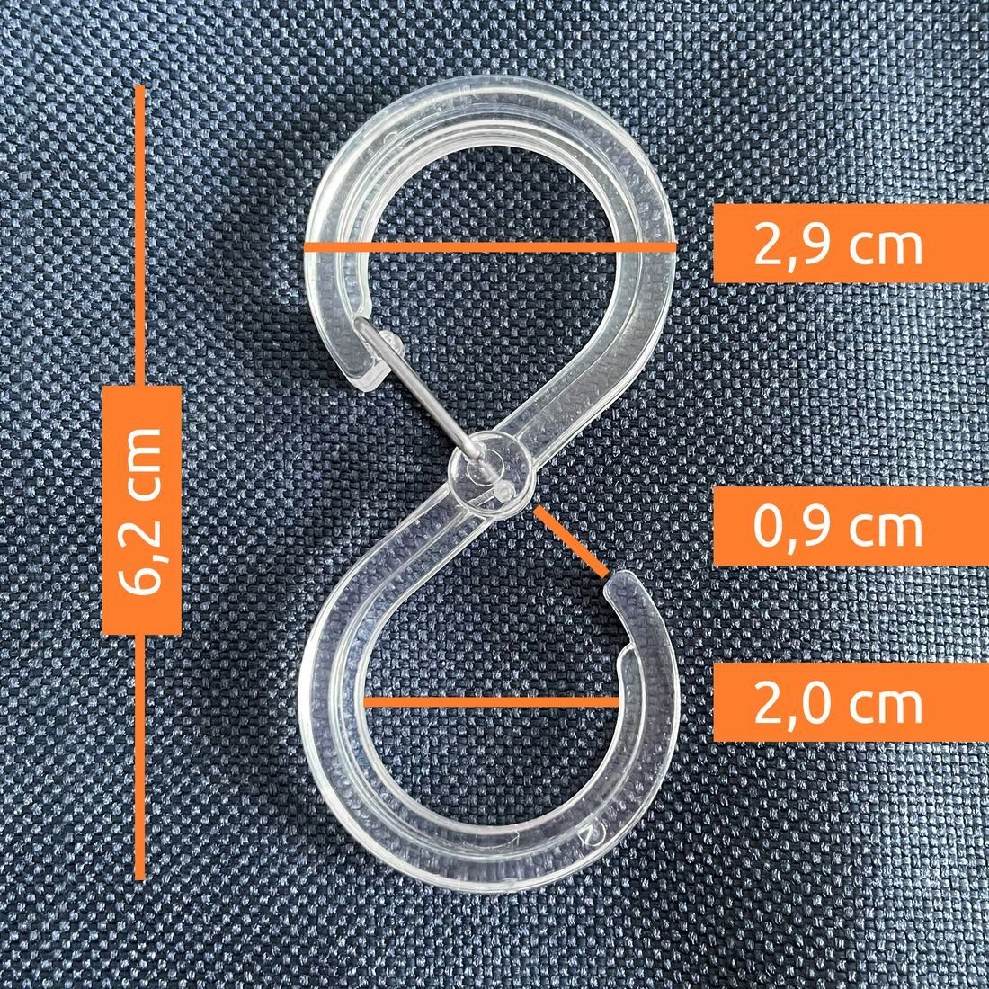 yourGEAR Vorzelt yourGEAR Caravan Organizer Hook Hakenleiste Wohnwagen 100cm 8 Haken, Personen: 0