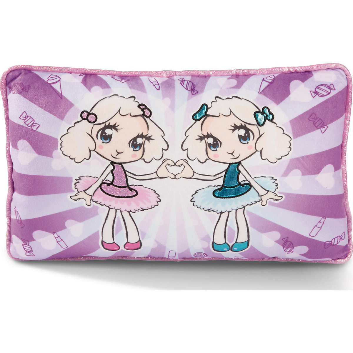 Kissen Twinsies rechteckig 43x25cm (45890)