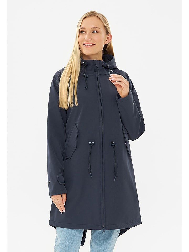Derbe Regenjacke in Dunkelblau günstig kaufen 34