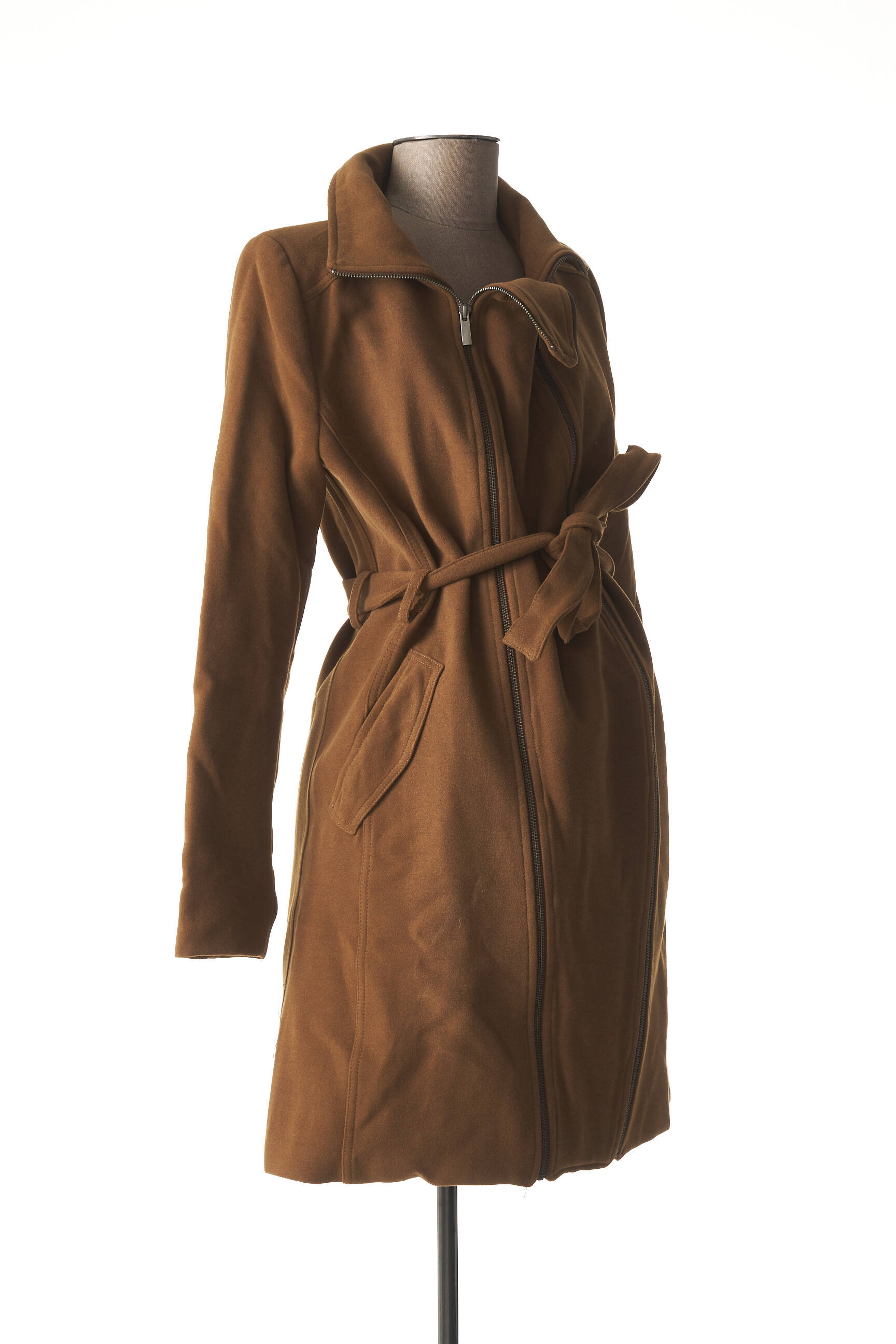 Love2wait Manteaux Maternite Femme couleur marron