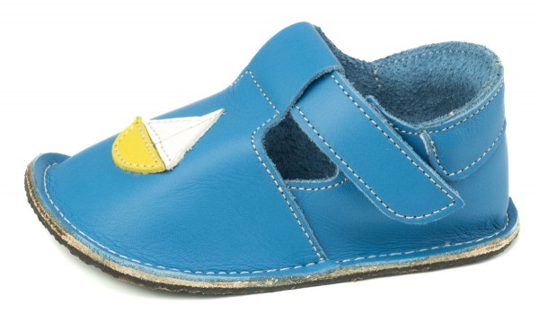 ZeaZoo ~ Hausschuh Corela ~ Blau mit Boot