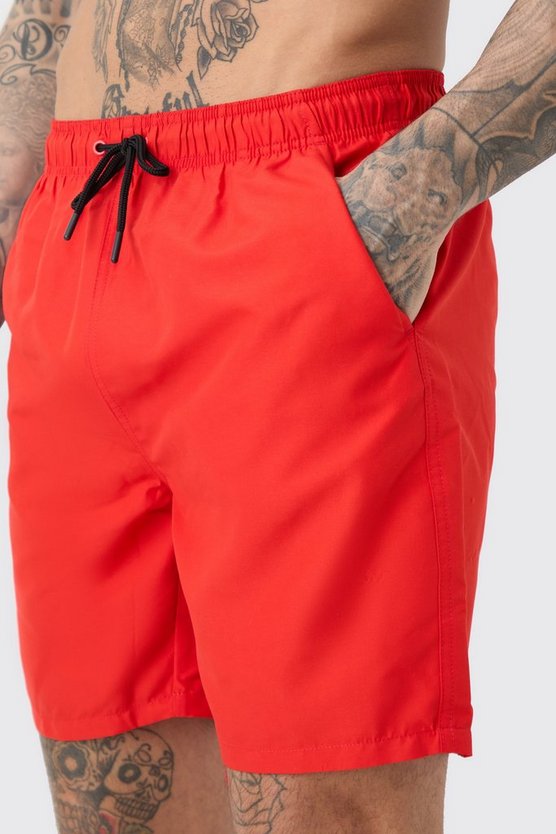 Tall mittellange Badehose