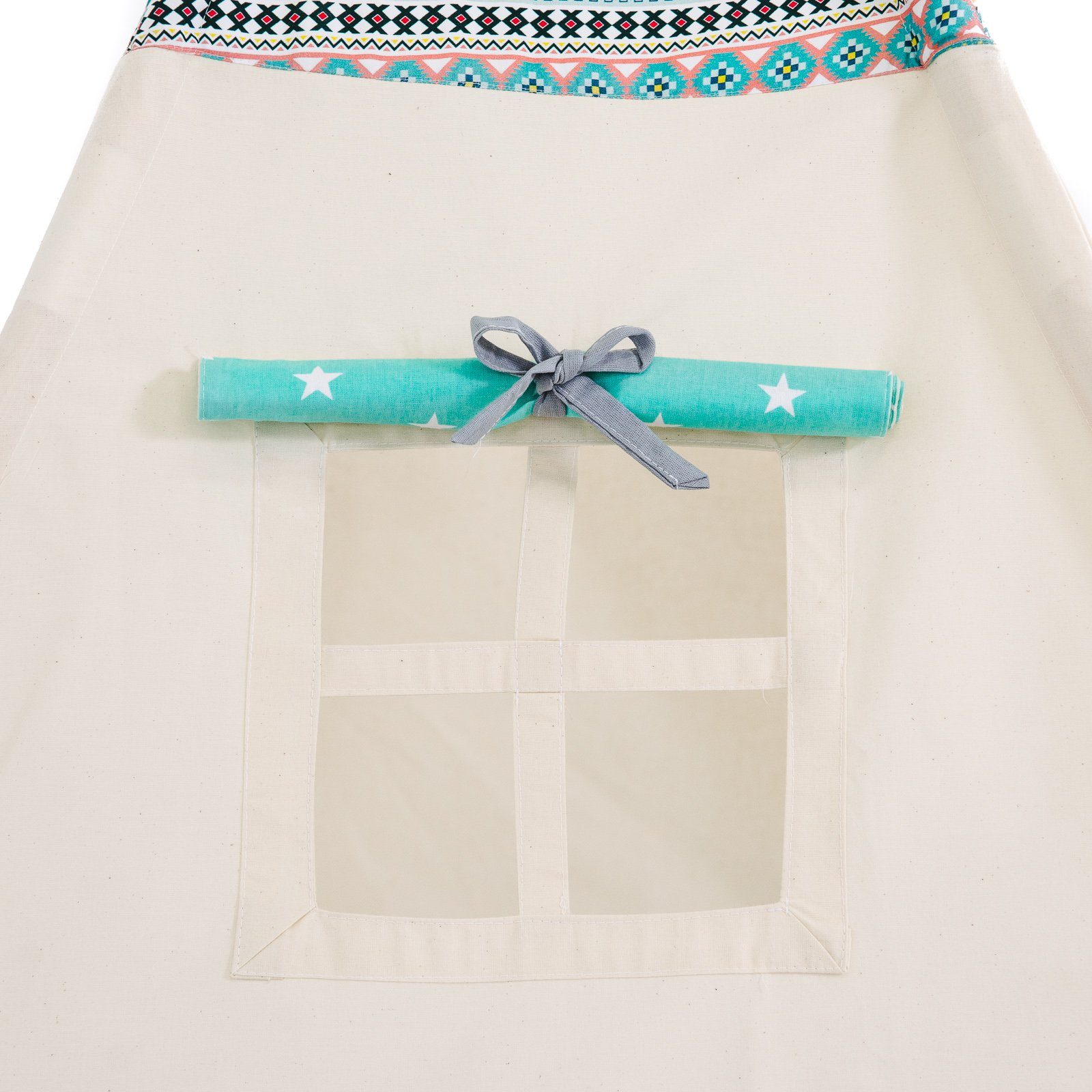 Rainbow Kids Tipi-Zelt Apache, Personen: 2 (mit kleinem Zubehör, 4 tlg., mit 2 Kissen und Matte)