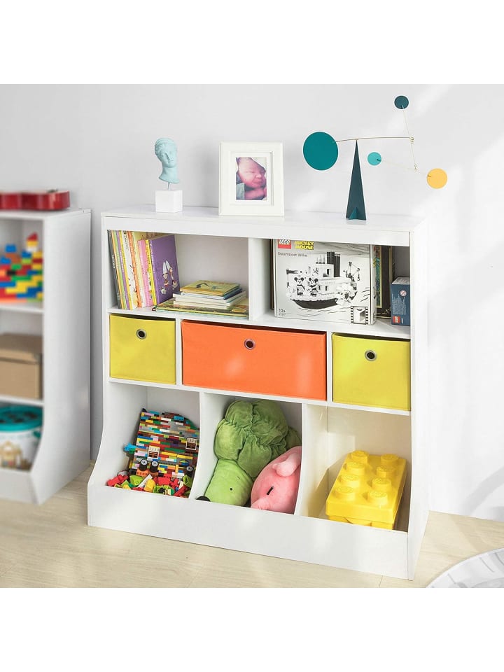 SoBuy Bücherregal in Weiß - (B)92 x (H)93 x (T)40cm günstig kaufen onesize