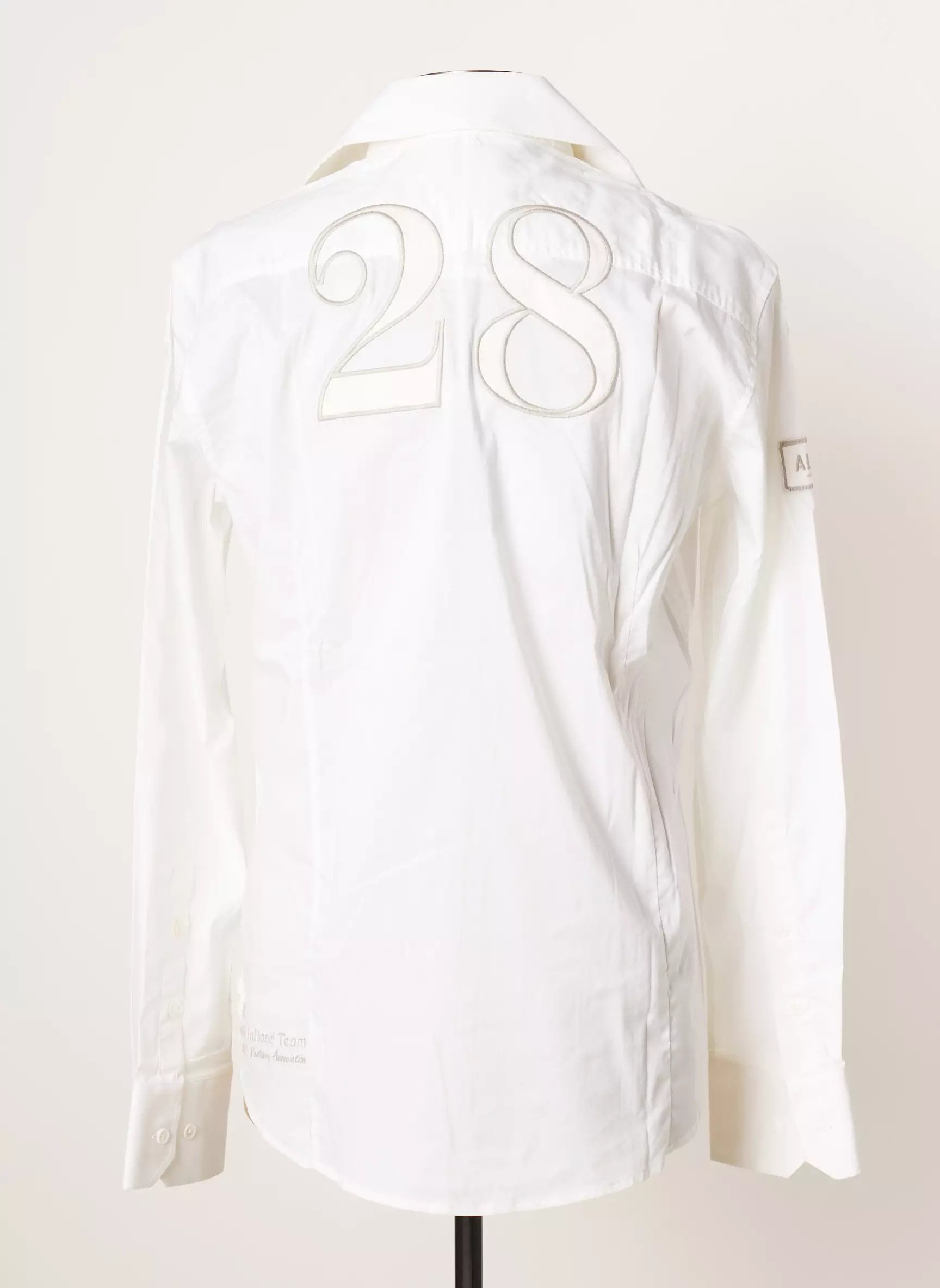 Vestiaires Principaute Cannoise Manches Longues Homme couleur blanc