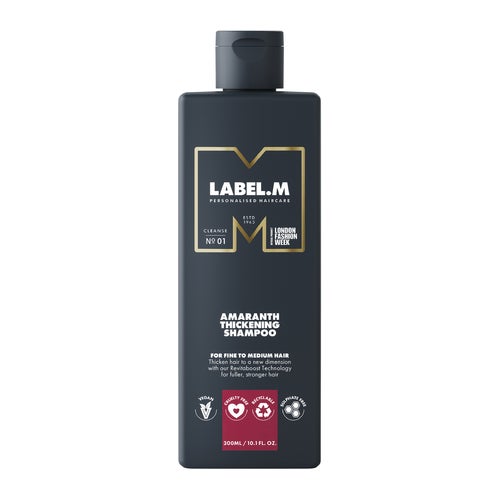 Label.m Šampon za gostejše lase z amarantom 1000 ml