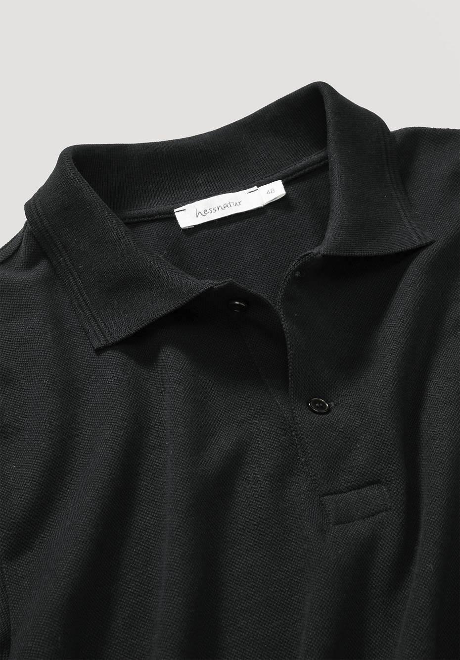 Poloshirt Zwirnjersey aus reiner Bio-Baumwolle