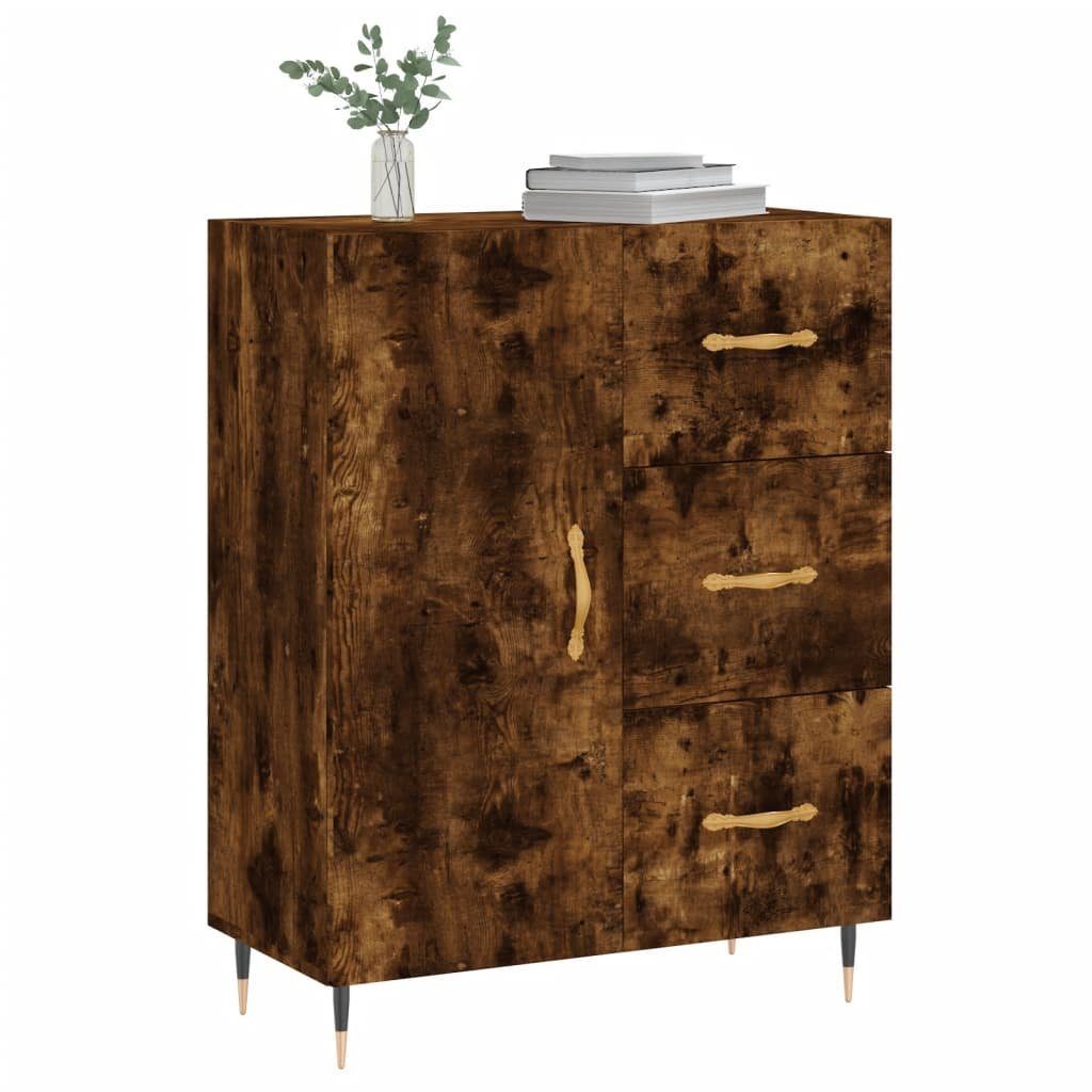 vidaXL Anrichte Sideboard Räuchereiche 69,5x34x90 cm Holzwerkstoff