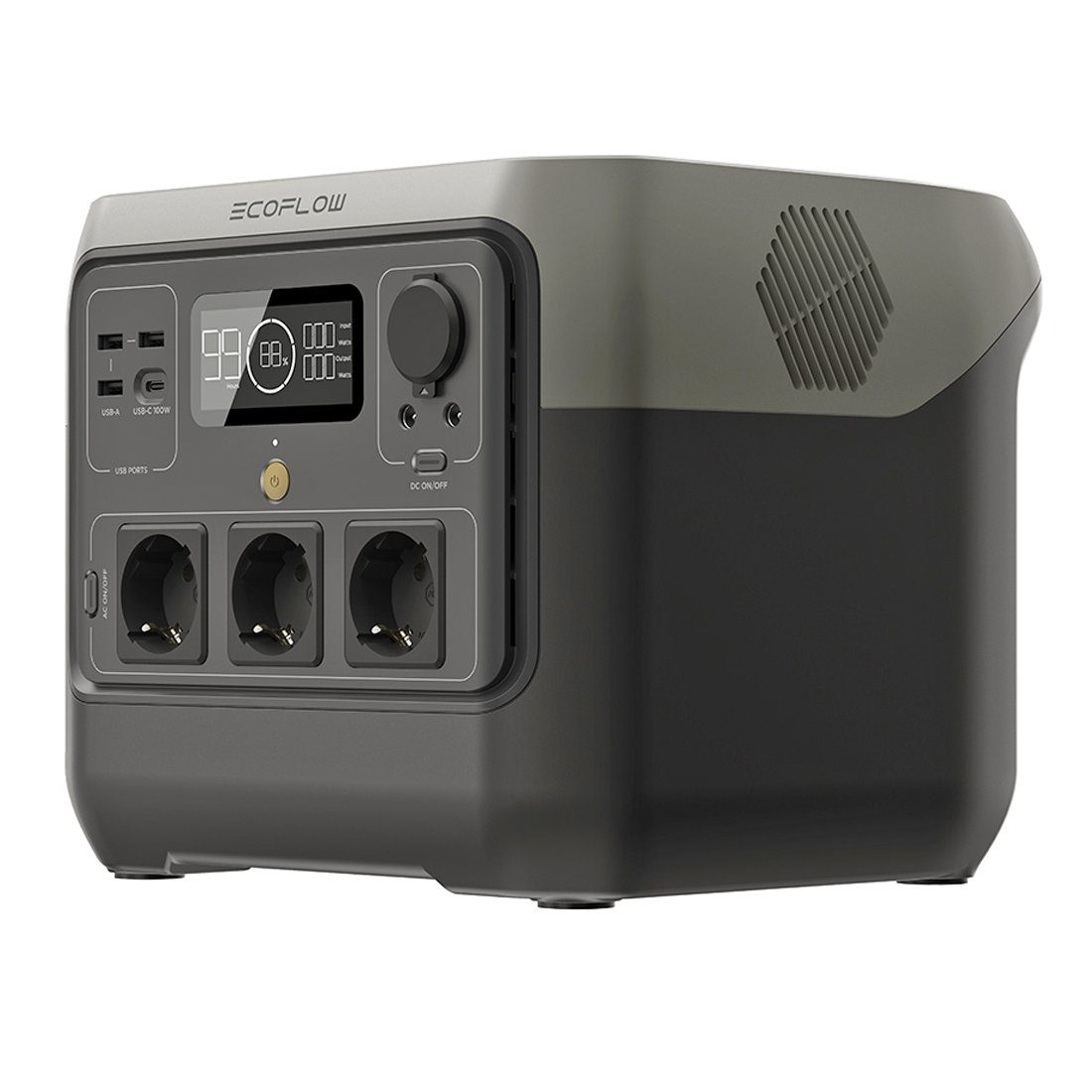 Ecoflow Ecoflow River 2 Pro Powerstation mit 110W Solarpanel Smart-Home-Station