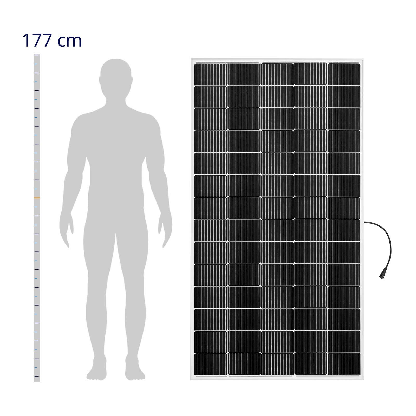 MSW Solaranlage Balkonkraftwerk 400 W 2 monokristalline Panel steckerfertiges