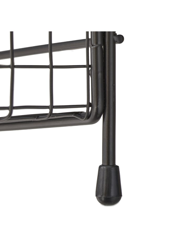 relaxdays Gewürzregal in Schwarz günstig kaufen onesize