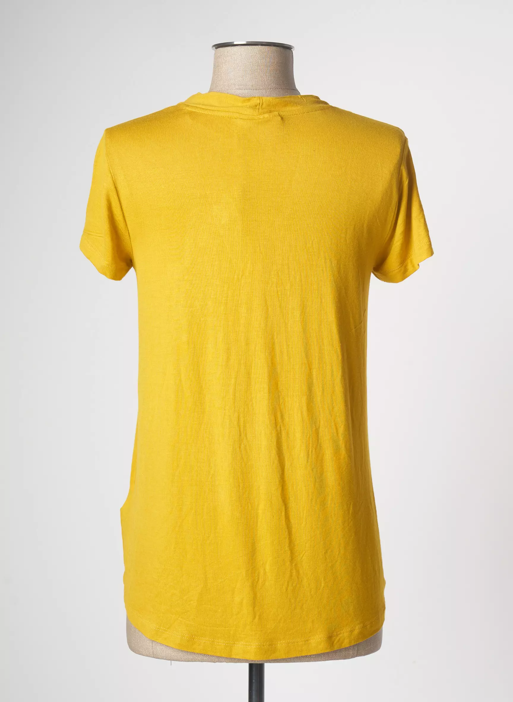 Fransa Tshirts Femme couleur jaune