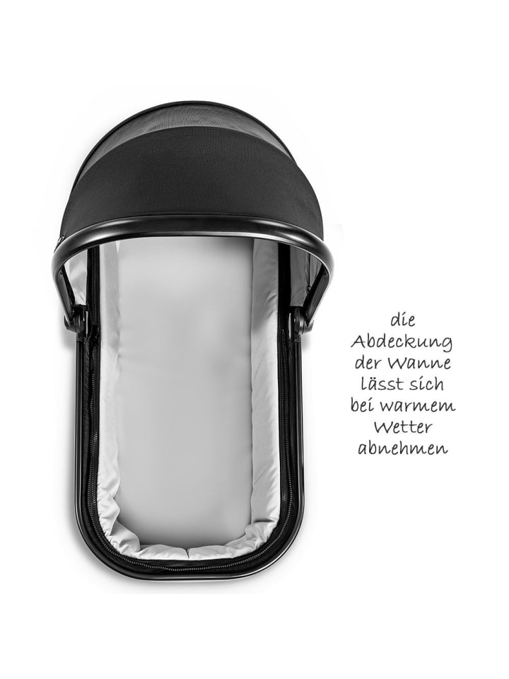 Hauck Babywanne für Apollo Sportwagen - Caviar in schwarz günstig kaufen onesize