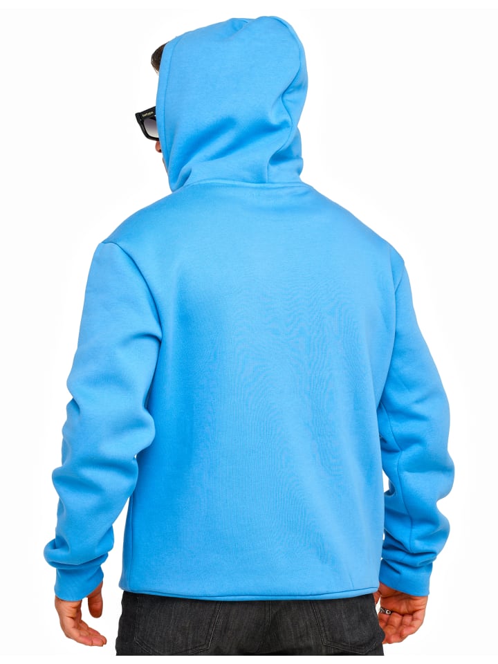 DAILY COTTON Kapuzenpullover - DCTALGAR Oversize Hoodie Sweatshirt in Blue günstig kaufen