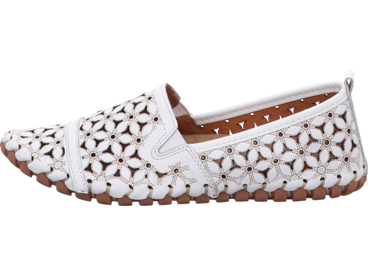 GEMINI Sportliche Slipper weiss