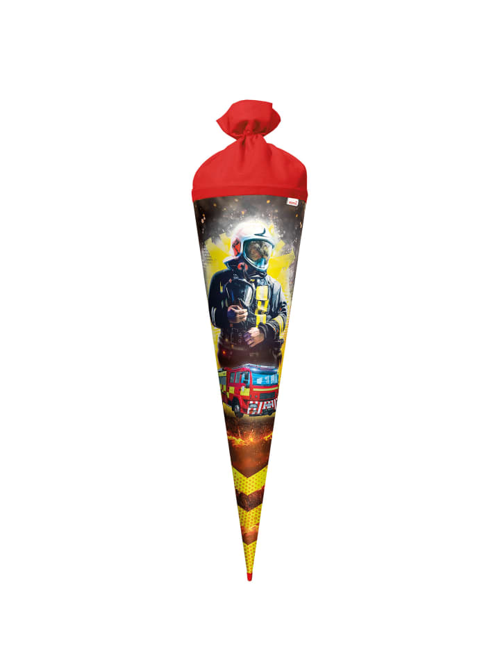 ROTH Schultüte groß Feuerwehrmann 70 cm in Rot günstig kaufen onesize