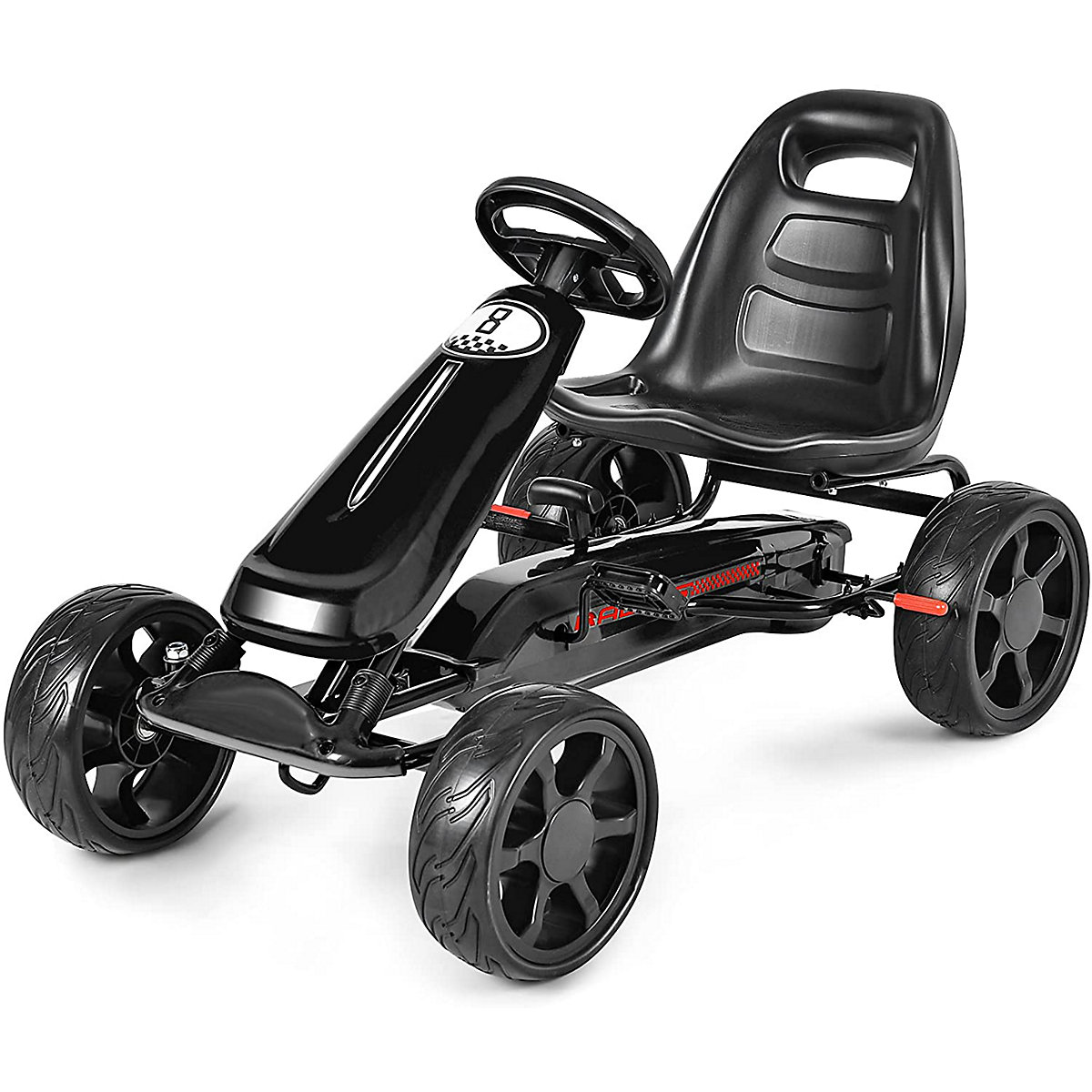 Gokart Sitz verstellbar mit EVA-Rädern