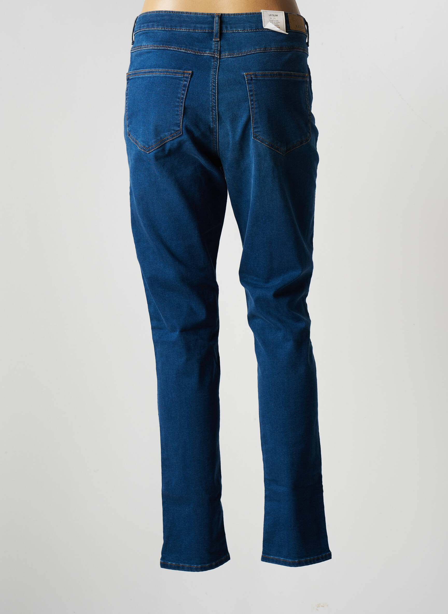 Kanope Jeans Coupe Slim Femme couleur bleu