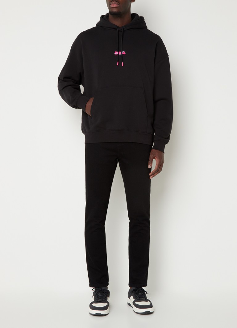 HUGO BOSS Dreezes hoodie with logo and back print