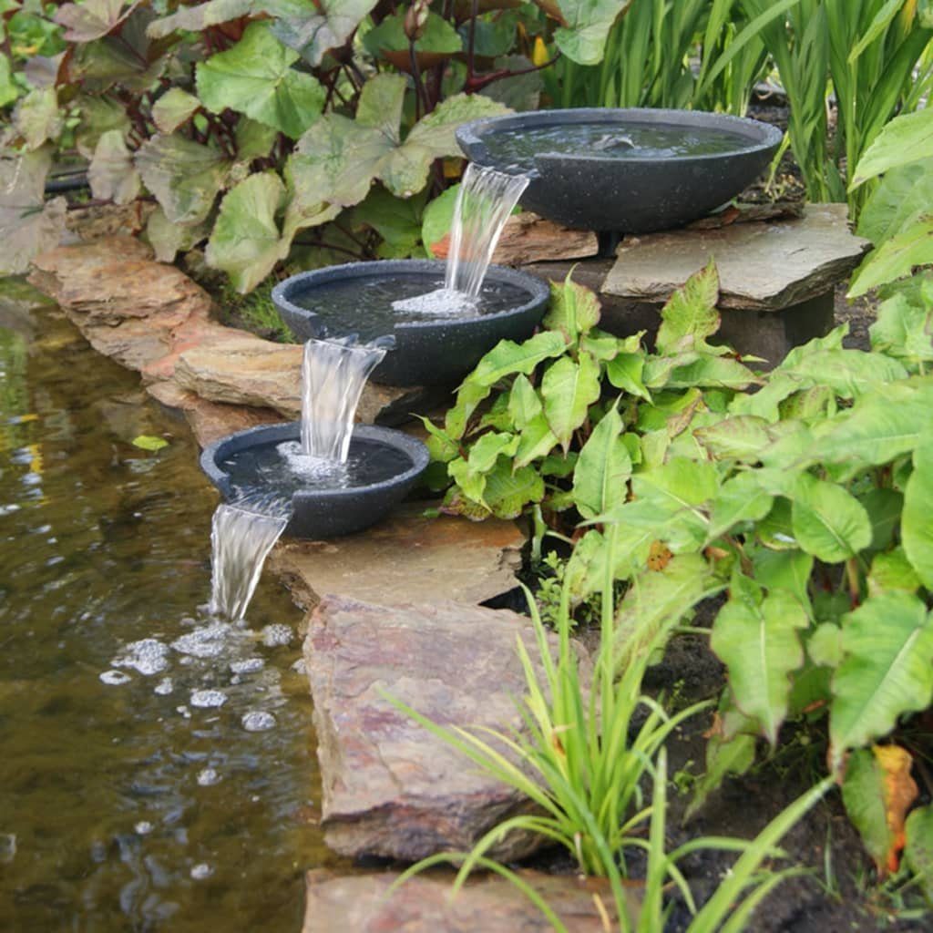 Ubbink Wasserfall Acqua Arte Wasserfall Mistaya Schwarz 1312102