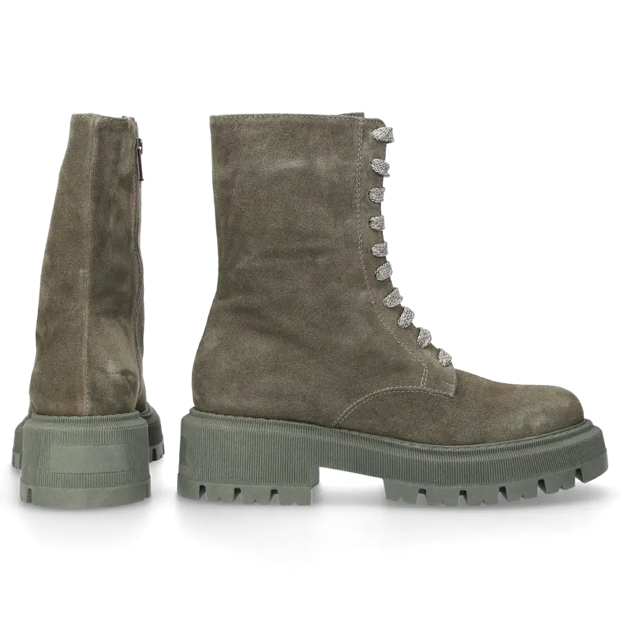 EN AVANT - Stiefeletten C024 Veloursleder - grün