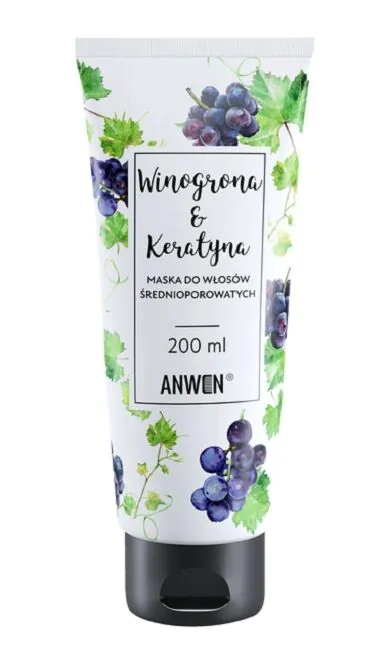 Anwen Druer og Keratin Maske til hår med medium porøsitet