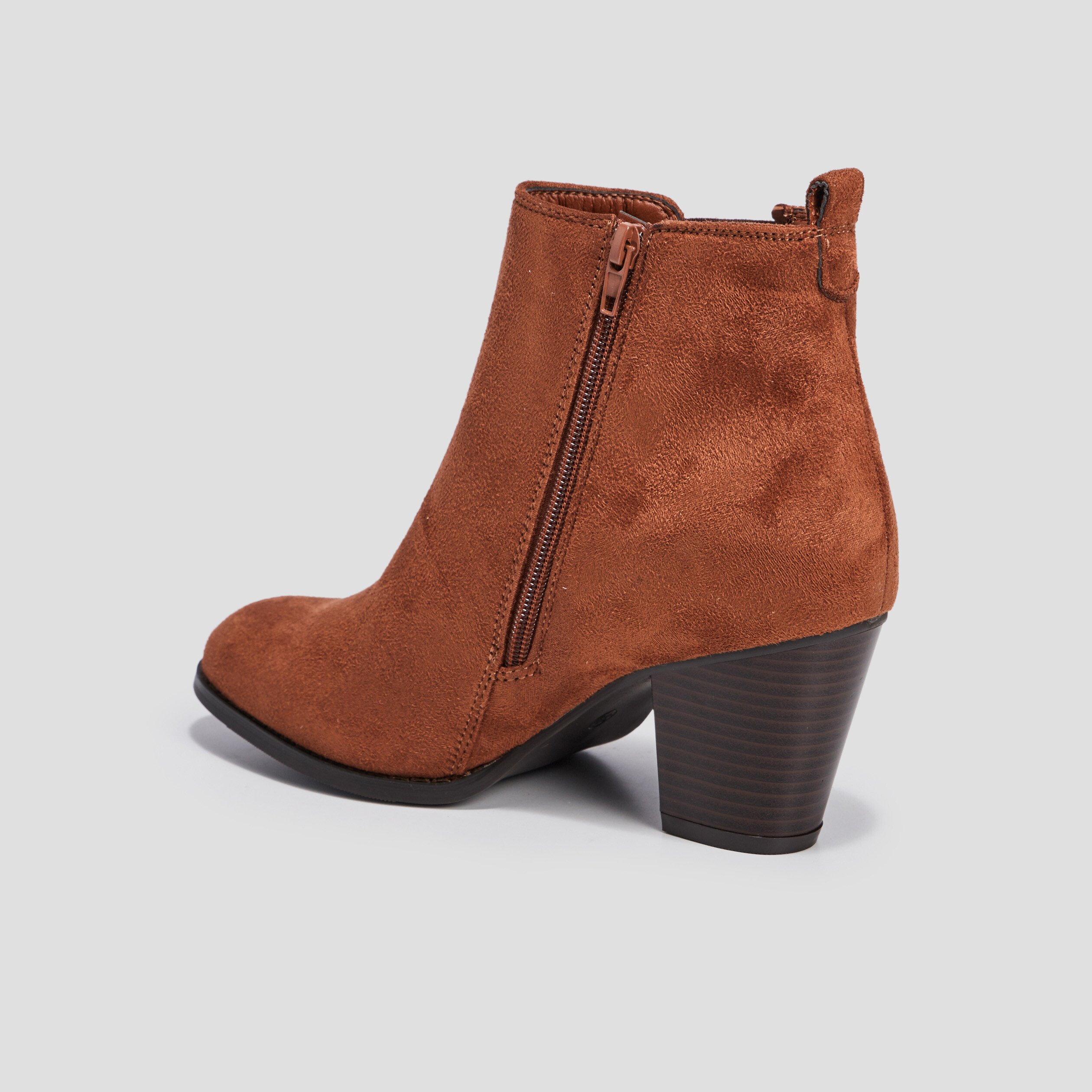 Bottines chelsea à talons sable femme | La Halle