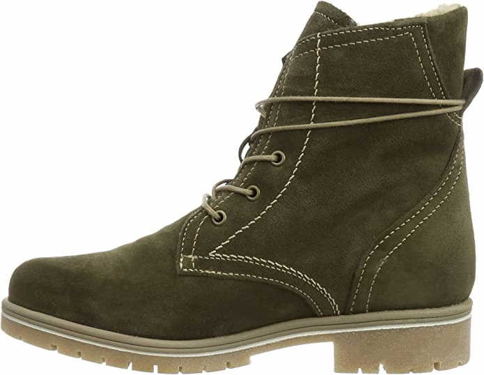 TAMARIS Schnür-Stiefeletten grün Da.-Stiefel