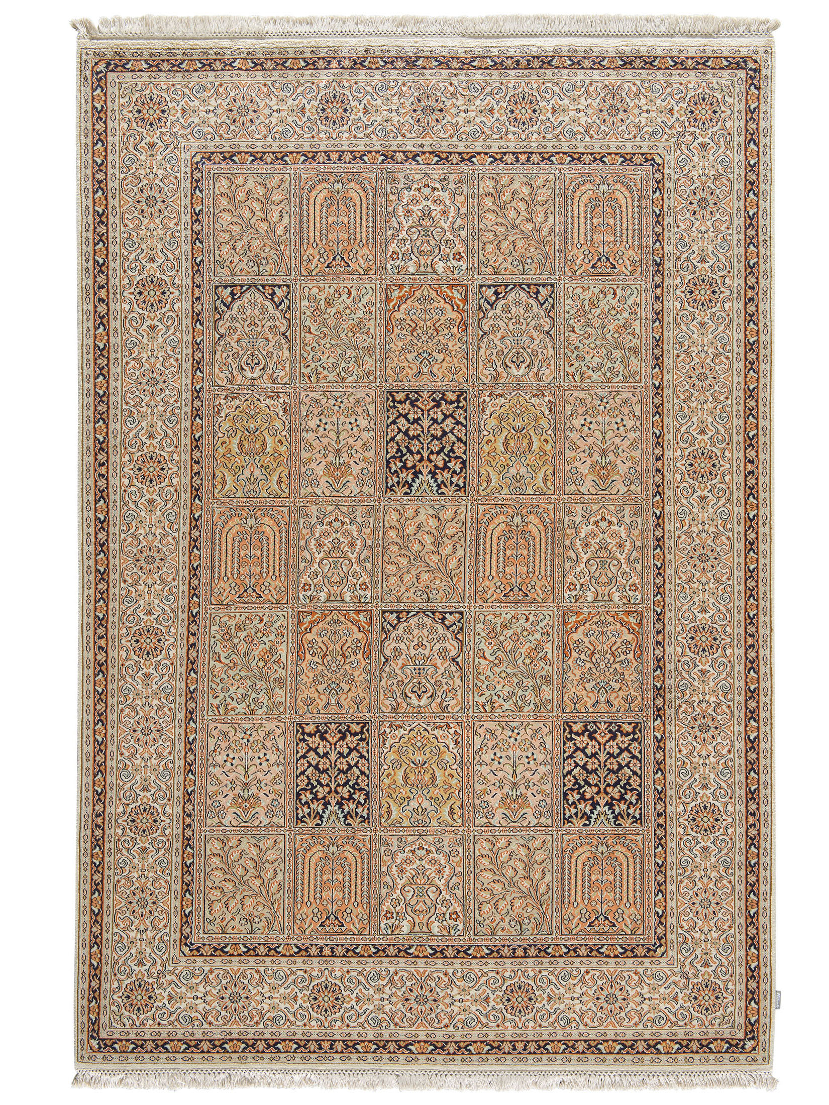 Kaschmir Seide 18/18 ca. 152 x 224 cm, Unikat / Einzelstück