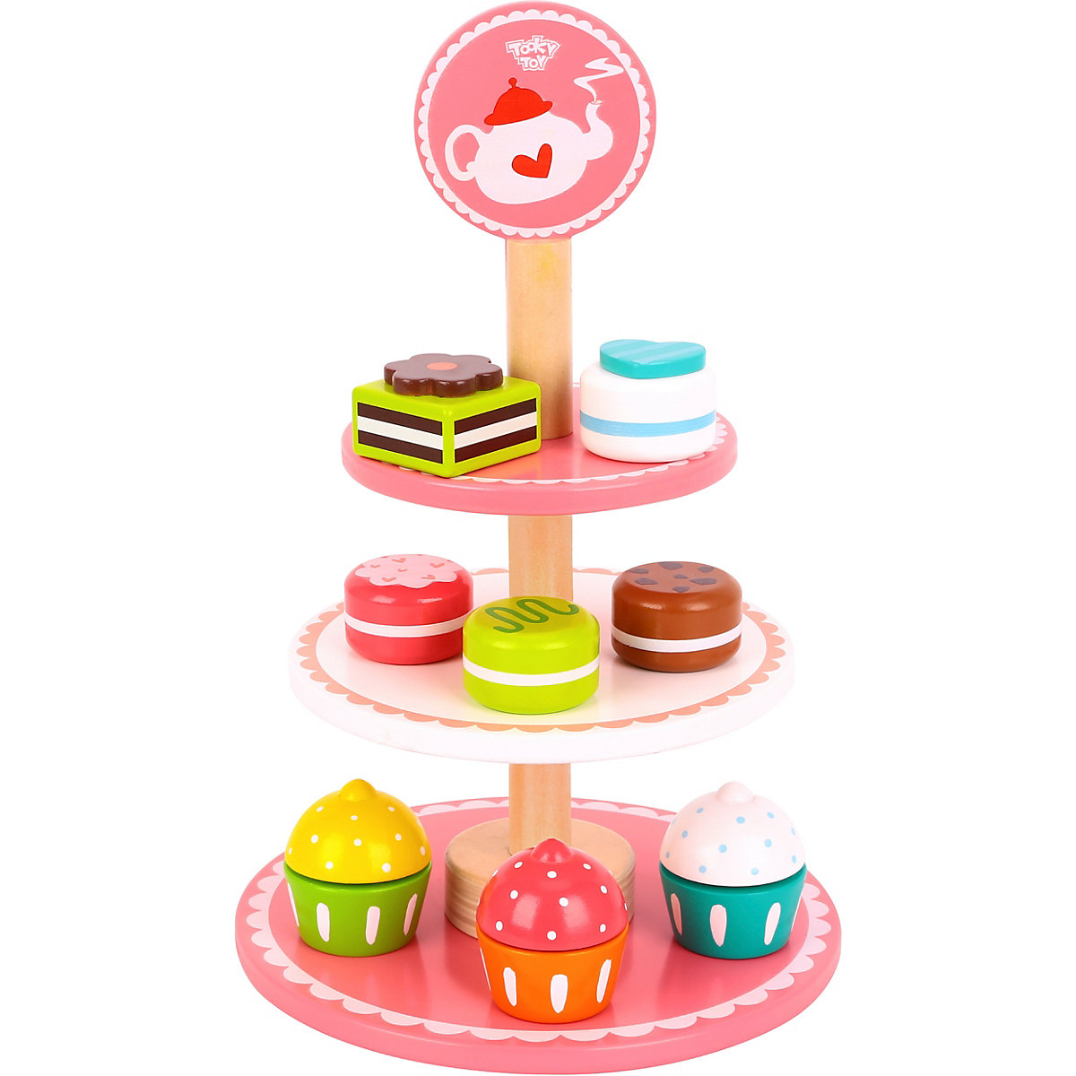 Dessert Stand, Etagere aus Holz