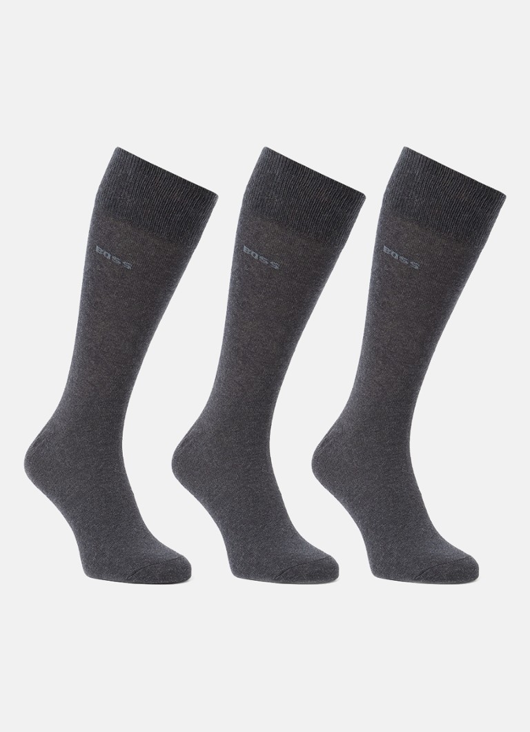 Șosete cu logo HUGO BOSS, set de 3