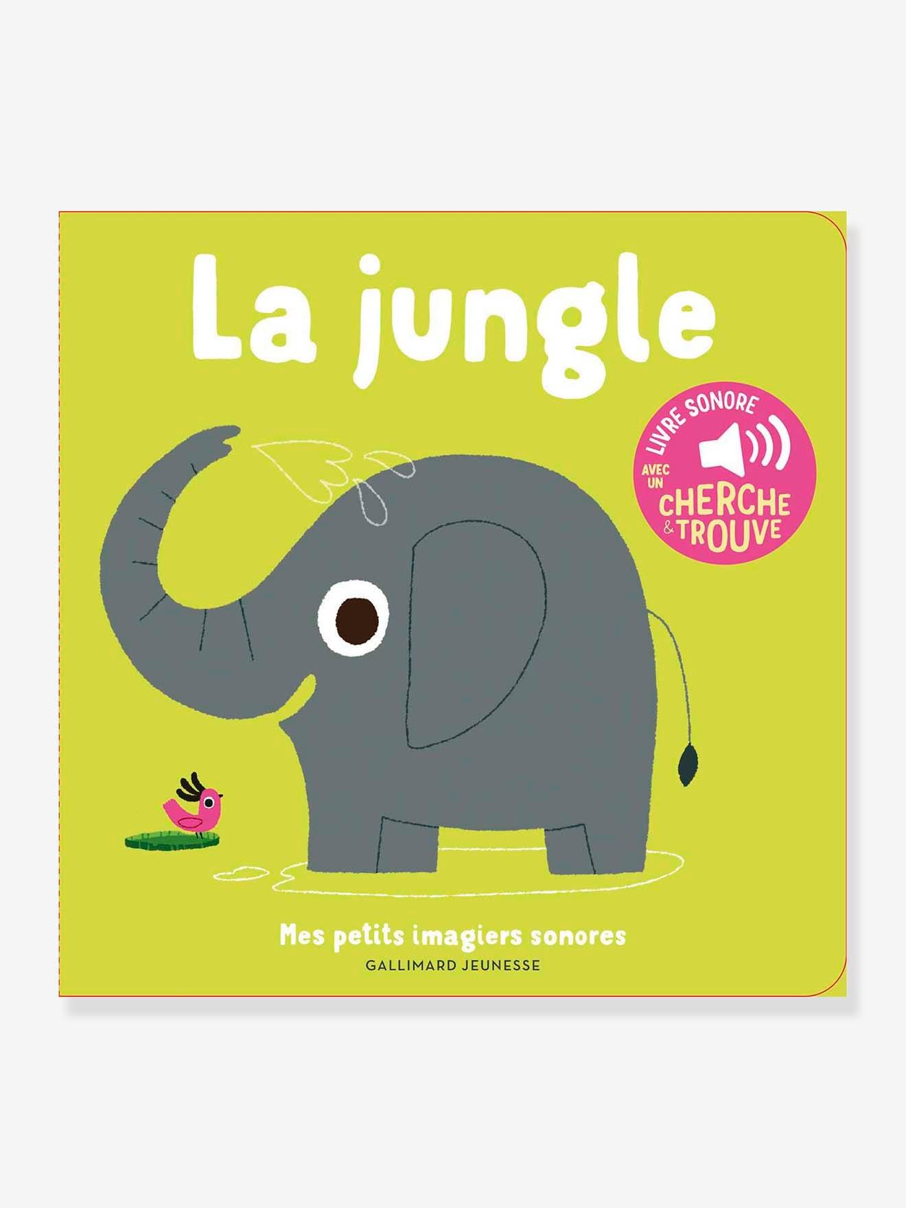 Livre sonore La jungle GALLIMARD JEUNESSE jaune